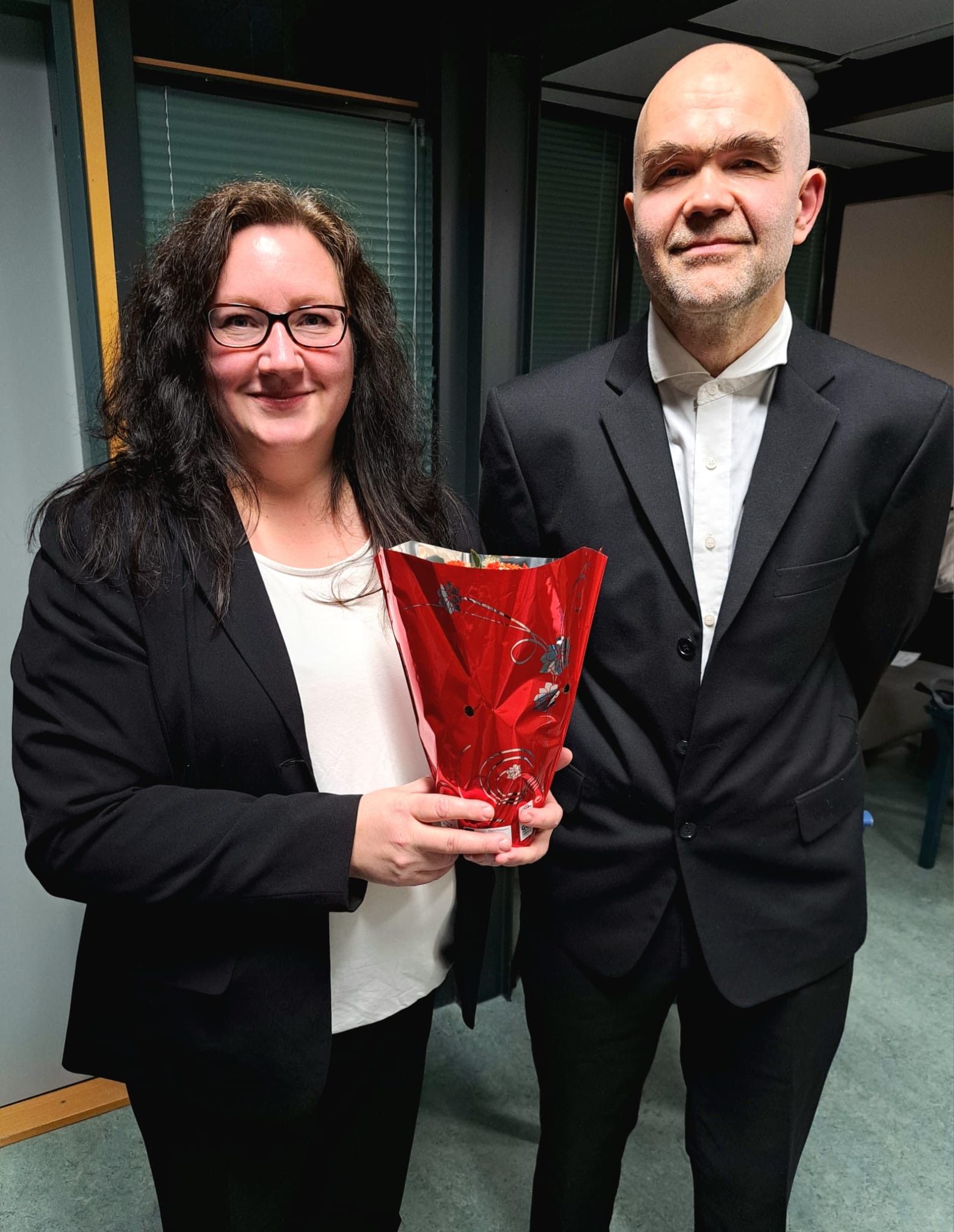 Tuija Aho ja Mika Mara, Lapuan orkesterin kapellimestarit, kuva Riina Holkkola