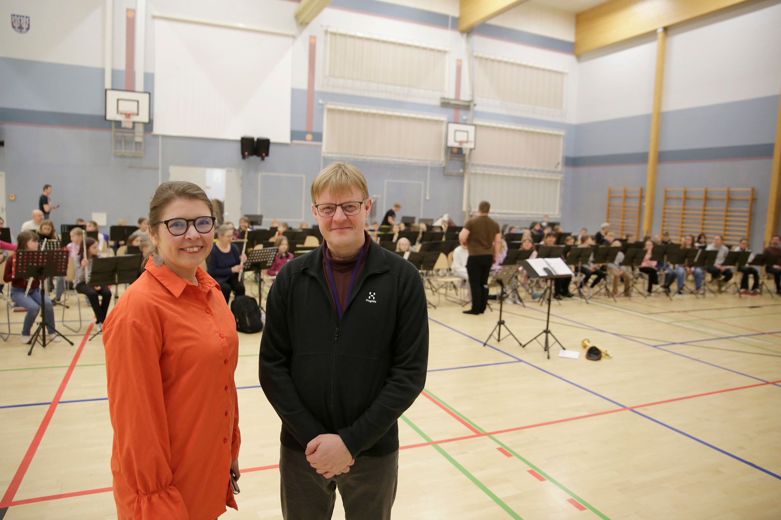 rehtorit Niina Kiprianoff ja Ari-Matti Tuomisto